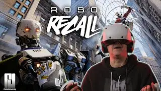 Playing AAA Oculus EXCLUSIVE VR Games on PSVR2! - ROBO RECALL!