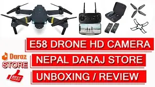 E58 drone with camera/E58 drone unboxing /how to use drone #E58 Pocket Drone Unboxing #E58dronevideo