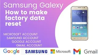 Samsung Galexy factory data reset