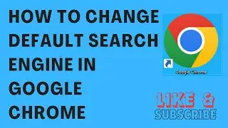 How To Change Default Search Engine In Google Chrome