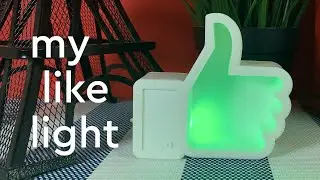 Bringing Likes to Life: My Custom 3D-Printed YouTube Like Light!