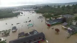 Tillamook flooding captured by drone
