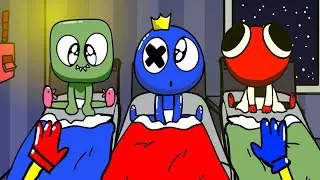 Tuck Baby Blue into bed ANIMATION COMPILATION | Roblox Rainbow Friends Animation