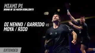 Miami Premier Padel P1 🇺🇸🎾 Di Nenno / Garrido vs. Moya / Rico (R32 Highlight)
