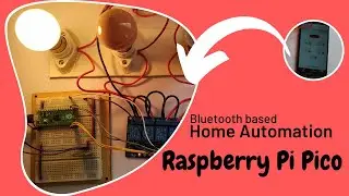 HC05 Bluetooth Home Automation using Raspberry Pi Pico board