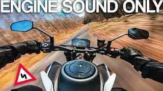 KTM 890 Duke R Akrapovic sound [RAW Onboard]