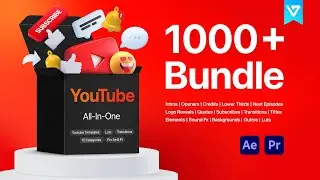 Youtube Bundle | Templates for Premiere Pro and After Effects