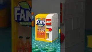 Working Lego Soda Vending Machine with Safe #lego