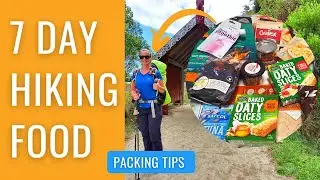 HOW TO PACK YOUR FOOD FOR A 7 DAY HIKE | A Simple system to pack your hiking food