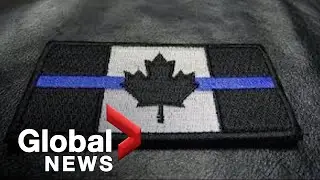 Some Calgary cops defy order to remove thin blue line patch