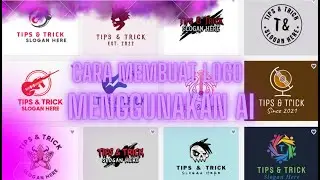 Cara mudah dan cepat membuat design logo dengan AI