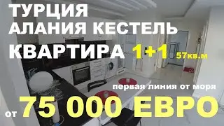 НОВОСТРОЙКА Квартира 1+1 ЛЮКС от 75 000 ЕВРО Турция Аланья Кестель