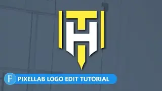 TH logo Design |Pixellab Logo Edit tutorial | HT logo Design