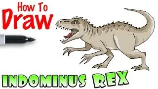 How to Draw Indominus Rex | Jurassic World Dinosaur