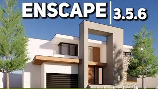 How To Make A Realistic Exterior Renders In Enscape Fast!