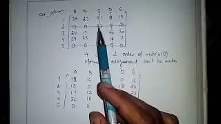 Unbalanced Assignment Problem | Maximization Type | Hungarian Method