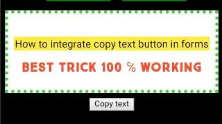 How to integrate copy text button in forms