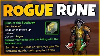 Rune of the Sothpaw Rogue Rune in Season of Discovery Phase 2