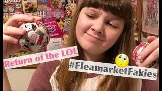 L.O.L. Surprise Flea Market FAKE Dolls are Back! LOL Glitter Doll Unboxing Comparison – Real vs Fake