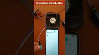 Temperature Controlled Fan with ESP32 & Blynk. #shorts #blynkiot #esp32 #esp8266