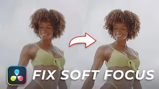 How to fix Soft Focus in Davinci Resolve?