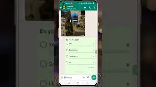 How to Create Poll on WhatsApp #shorts