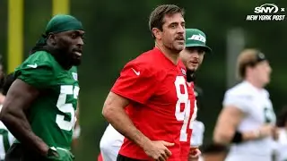 Jets players explain how Aaron Rodgers is raising teams standard