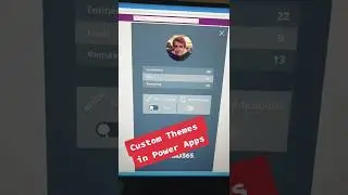 How to use custom themes in Power Apps