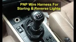 PNP switch wire harness connection for starting and reverse lights, Volvo 850, S70, V70 manual swap.