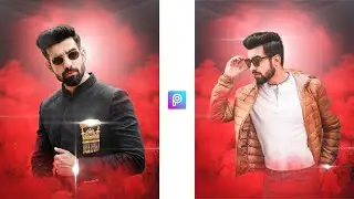 Picsart Red Smoke Bomb Photo Editing Tutorial || Picsart  Photo Editing 2020 - Edit School