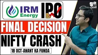 IRM Energy IPO - Detailed analysis| Nifty and Bank Nifty analysis | 18/10/23 |