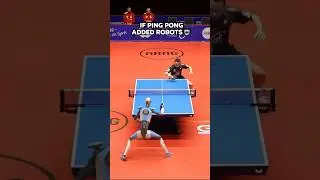 If Ping Pong added Ai Robots to the league 😱 #shorts