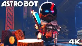 BOT OF WAR! - Astro Bot Becomes Kratos (God of War Ragnarok Full Level) 4K 60FPS Ultra HD