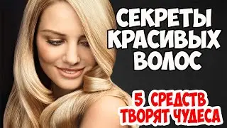СЕКРЕТЫ КРАСИВЫХ ВОЛОС. 5 СРЕДСТВ от 