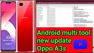 Oppo A3S [CHP1803] Pin Pattern Password Unlock android multi tool new update