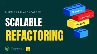 How to refactor an Express JS app | easy way