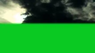 moving dark clouds - green screen effect