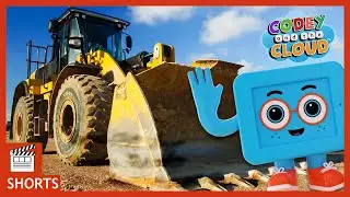 Diggers, Excavators and Dump Trucks for Children, Kids, Toddlers | Codey And The Cloud S1 • E1