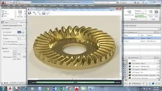 Making 3D Helical Gear in Autocad 2017