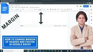 How to change margin of header and footer in google docs?