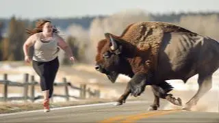 12 Bison Encounters You Should AVOID Watching!