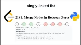 Merge Nodes Between Zeros | LeetCode | LinkedList | Data Structure | Python