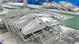 Excellent Plastic Model Kit Mass Production Process. Korea’s Last Model Kit Manufacturing Factory