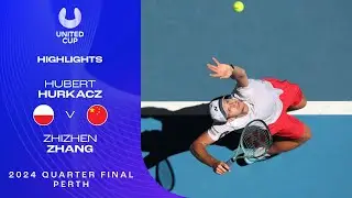 Hubert Hurkacz v Zhizhen Zhang Highlights | United Cup 2024 Quarterfinal