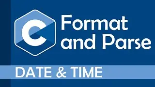 Format and parse datetime in C