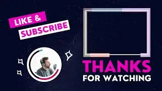 Blue Youtube Outro Template 2022 Video