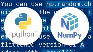 Create sample numpy array with randomly placed NaNs