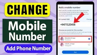 How to Change Phone Number On Facebook 2024 New Update - Full Tutorial