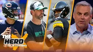 Aaron Rodgers, Caleb Williams, Russ Wilson highlight Colins Top 5 most interesting QBs l THE HERD