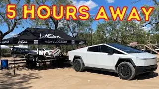 WE TOOK A TESLA CYBERTRUCK TO A BIG RC CAR RACE! | Tekno EB48 2.2